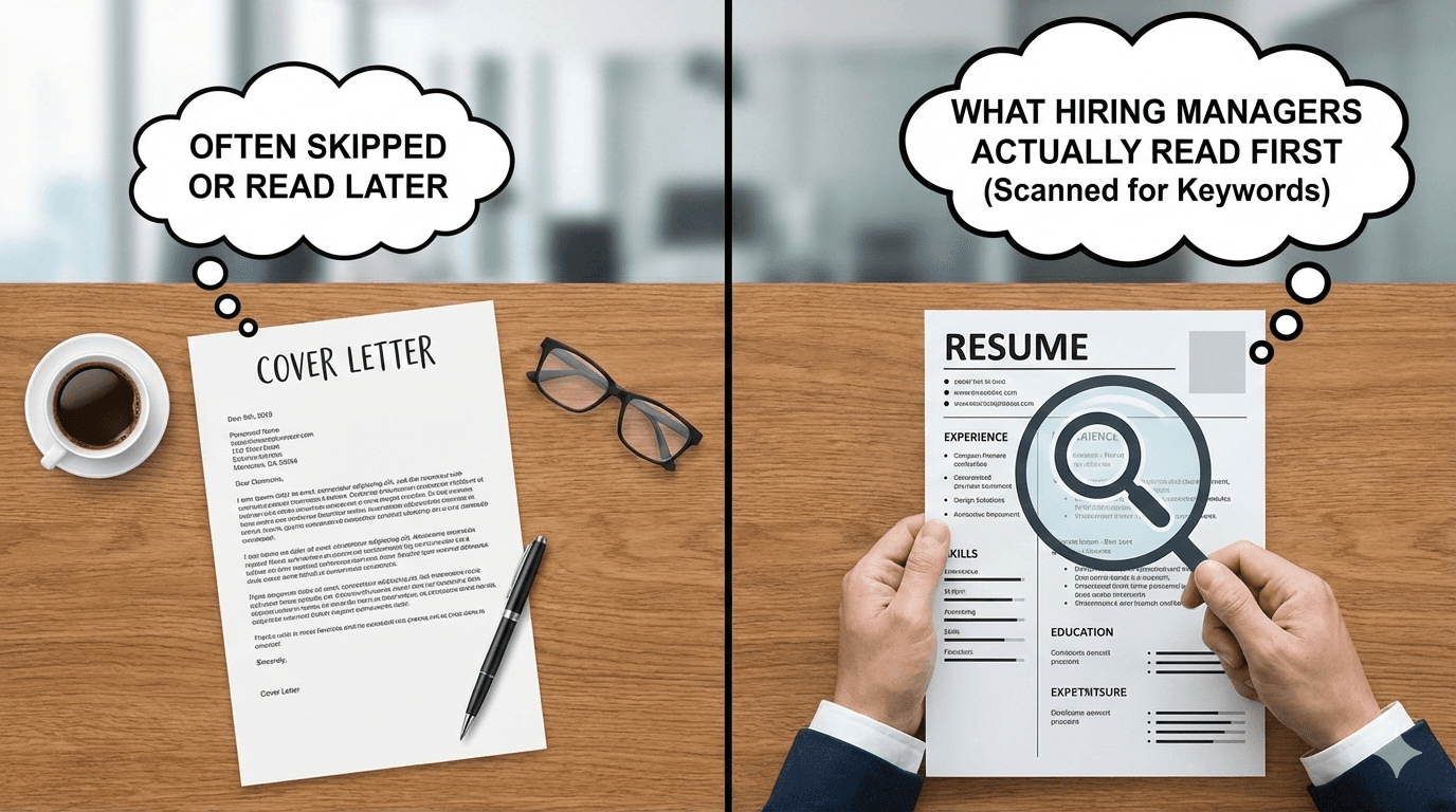 Cover Letter vs Resume: What Hiring Managers Actually Read First [2026]