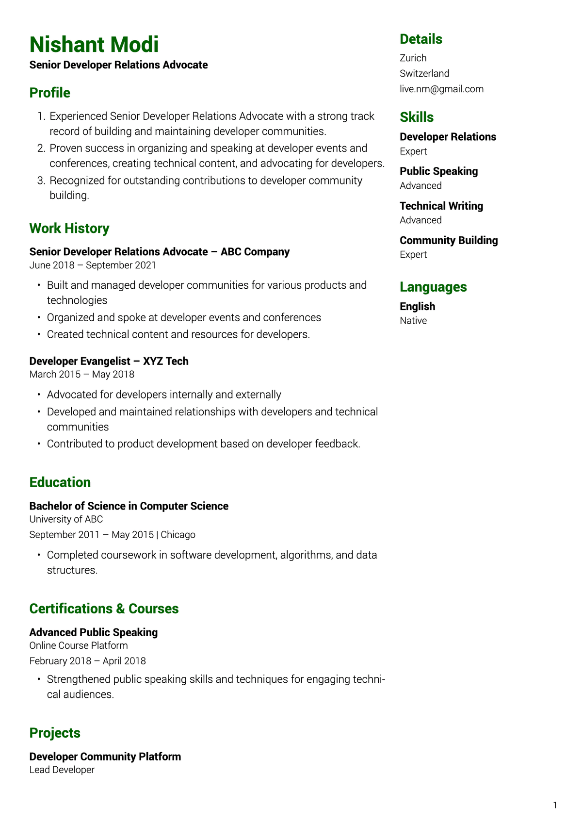 AI-Powered Resume Preview