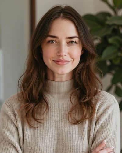 Studio headshot made with AI headshots
