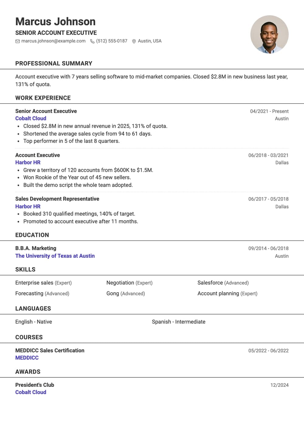 Mumbai resume template