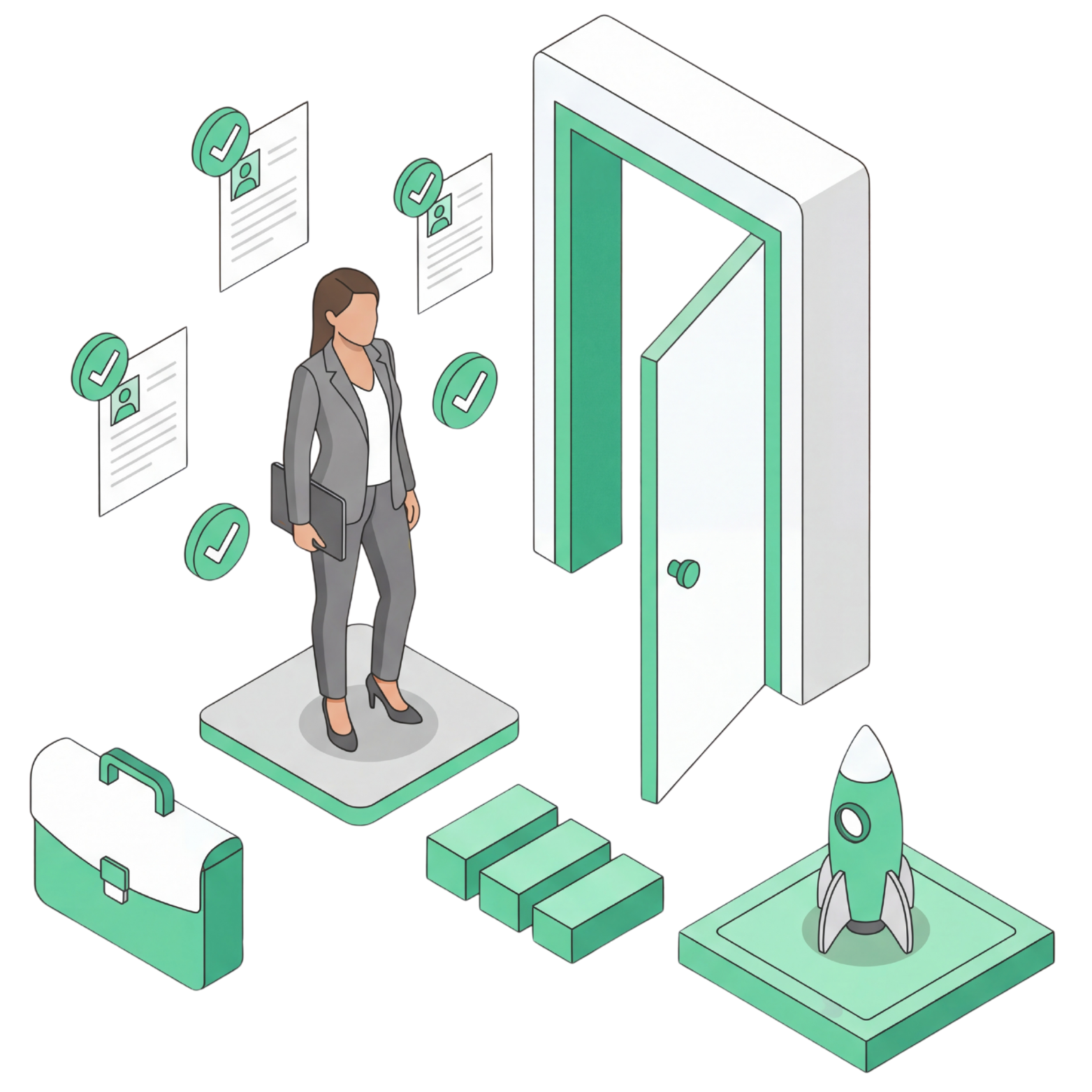 Sign in illustration